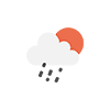 light rain