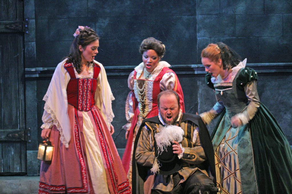 Four Tri-Cities Opera actors.