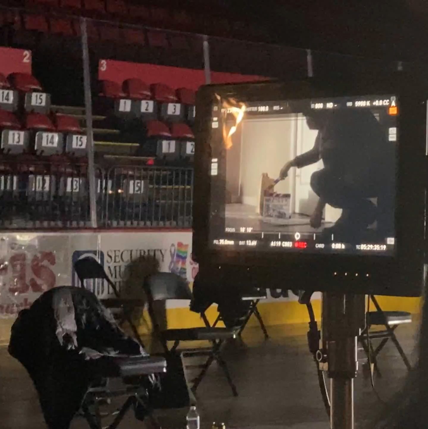 Studio with cameras