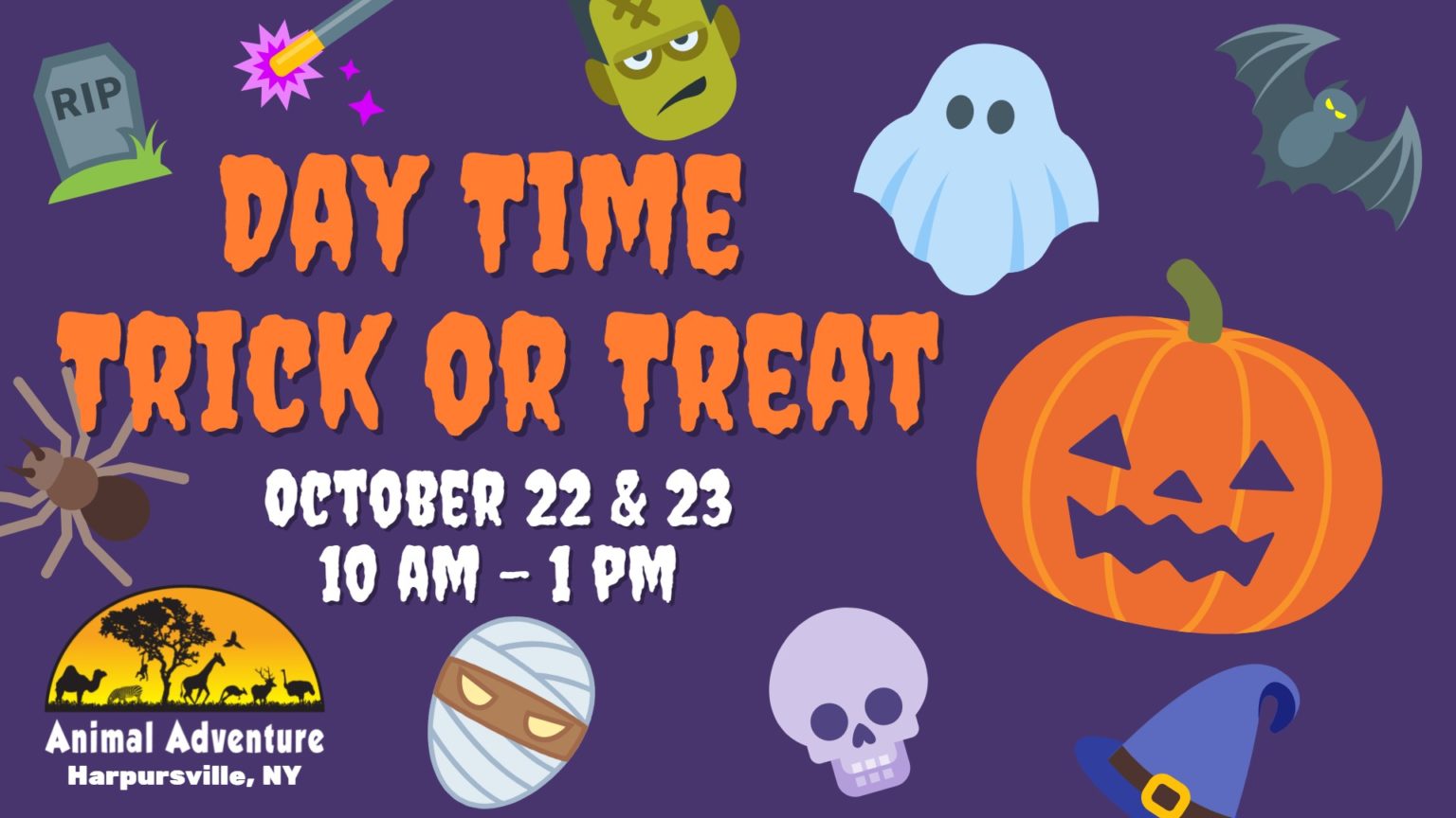 Day Time Trick or Treat at Animal Adventure Park | Visit Binghamton