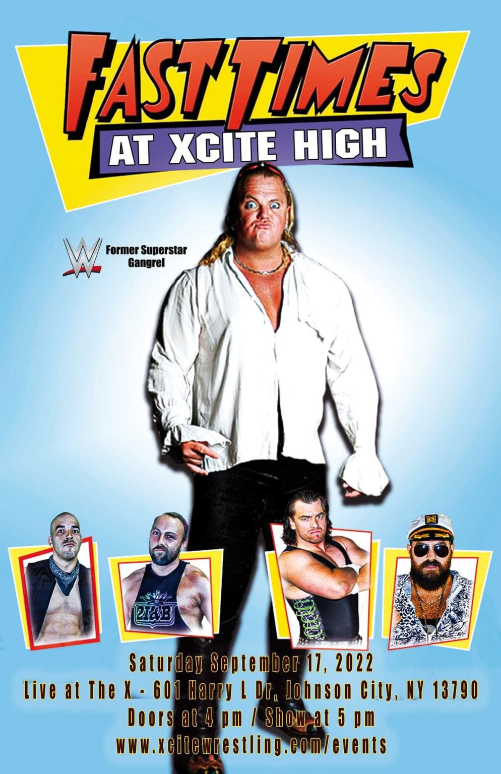 Xcite Wrestling Presents Fast Times At Xcite High Visit Binghamton