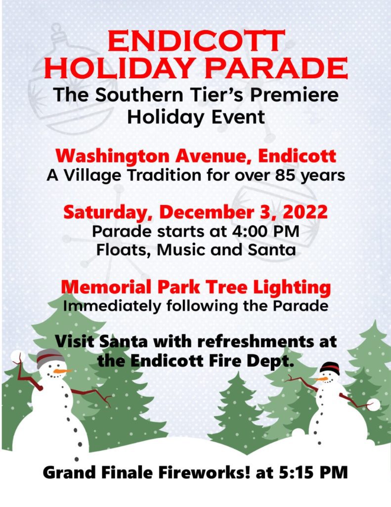 Endicott Holiday Parade Visit Binghamton