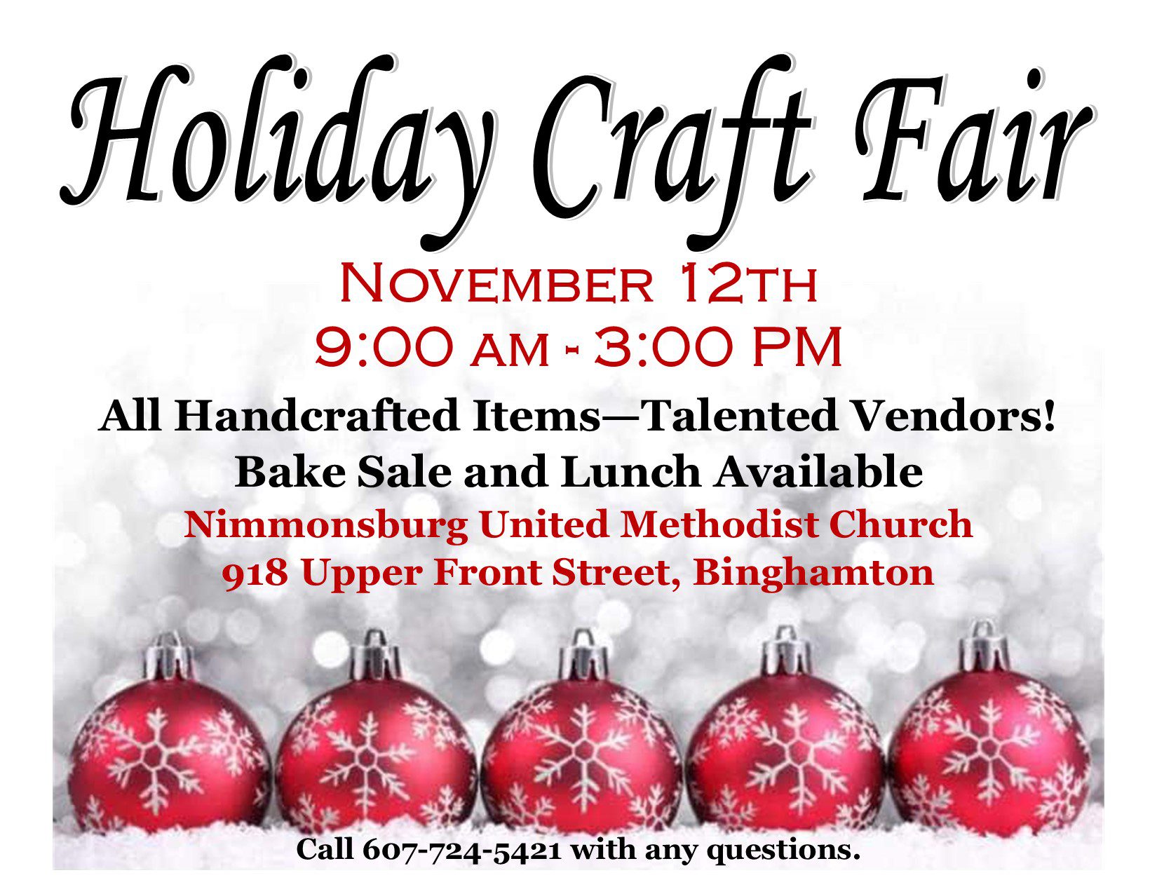 Holiday Craft Fair Visit Binghamton