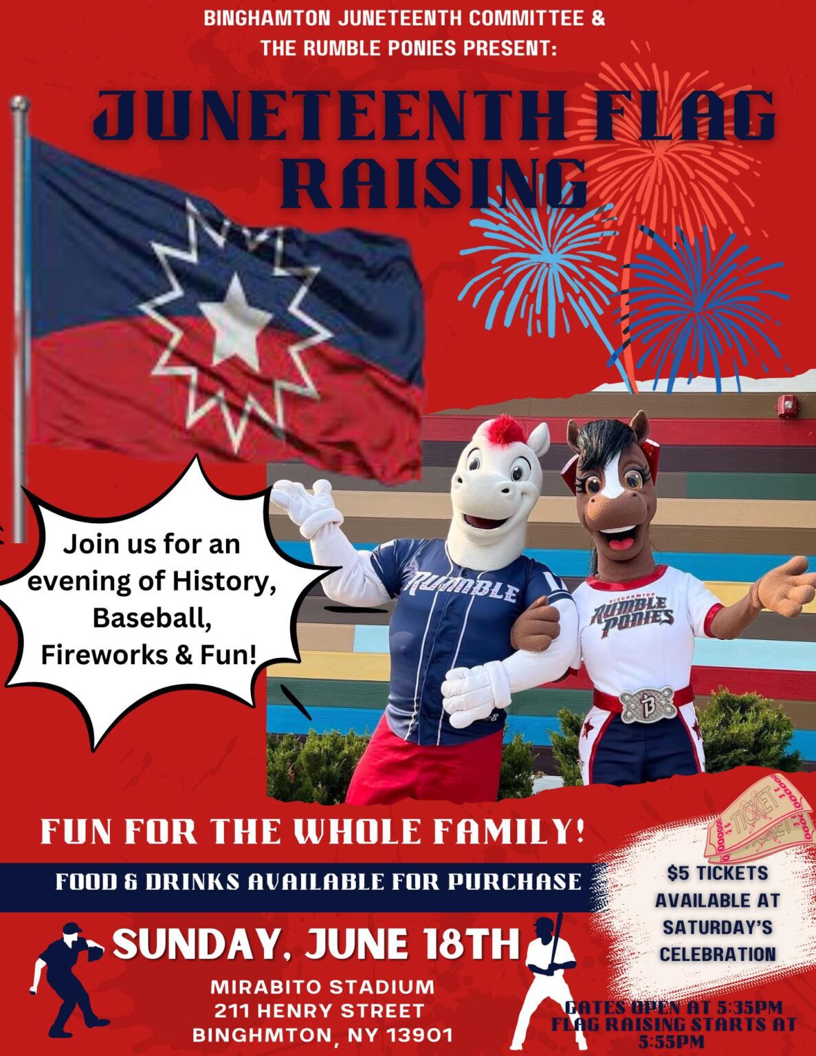 Rumble Ponies vs. Portland MILLER AUTO TEAM FIREWORKS SERIES Visit